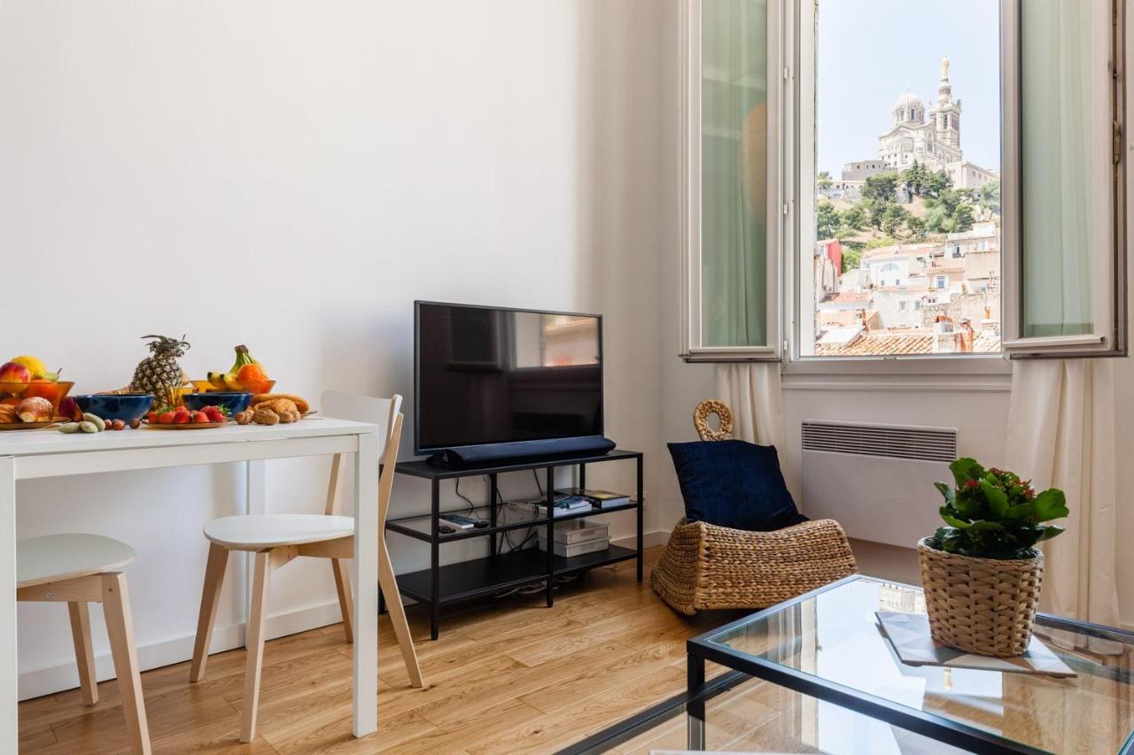 La Bonne Mere - Superbe Appartement Vue Notre Dame Марсель Екстер'єр фото
