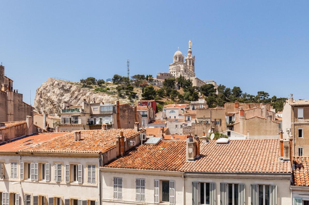 La Bonne Mere - Superbe Appartement Vue Notre Dame Марсель Екстер'єр фото